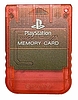 PlayStation Memory Card - Red