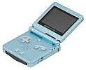 Game Boy Advance SP - Pearl Blue AGS-001