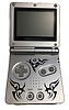 Game Boy Advance SP - Tribal (Platinum Tattoo)