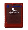 PlayStation 2 8MB Memory Card - Red